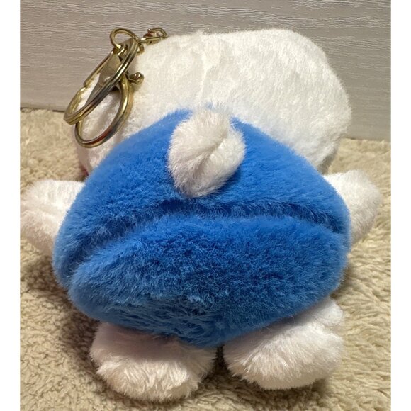 Hello Kitty Keychain Plush With Red Bow & Blue Dress 4.5” - Picture 4 of 7